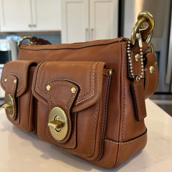 Coach 65th Anniversary Satchel - Whiskey - Picture 2 of 7